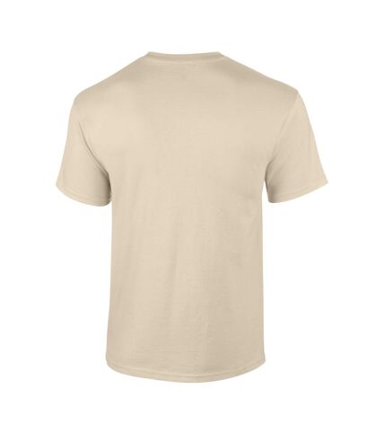 Gildan Mens Ultra Cotton T-Shirt (Sand) - UTPC6403