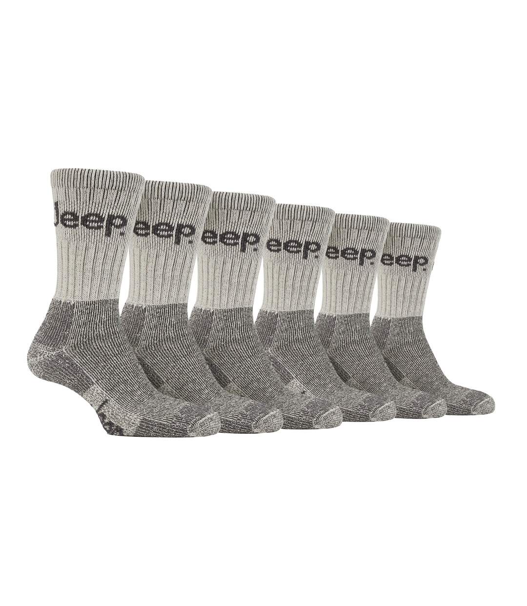 6 Pairs Mens Luxury Cushioned Cotton Hiking Socks-1