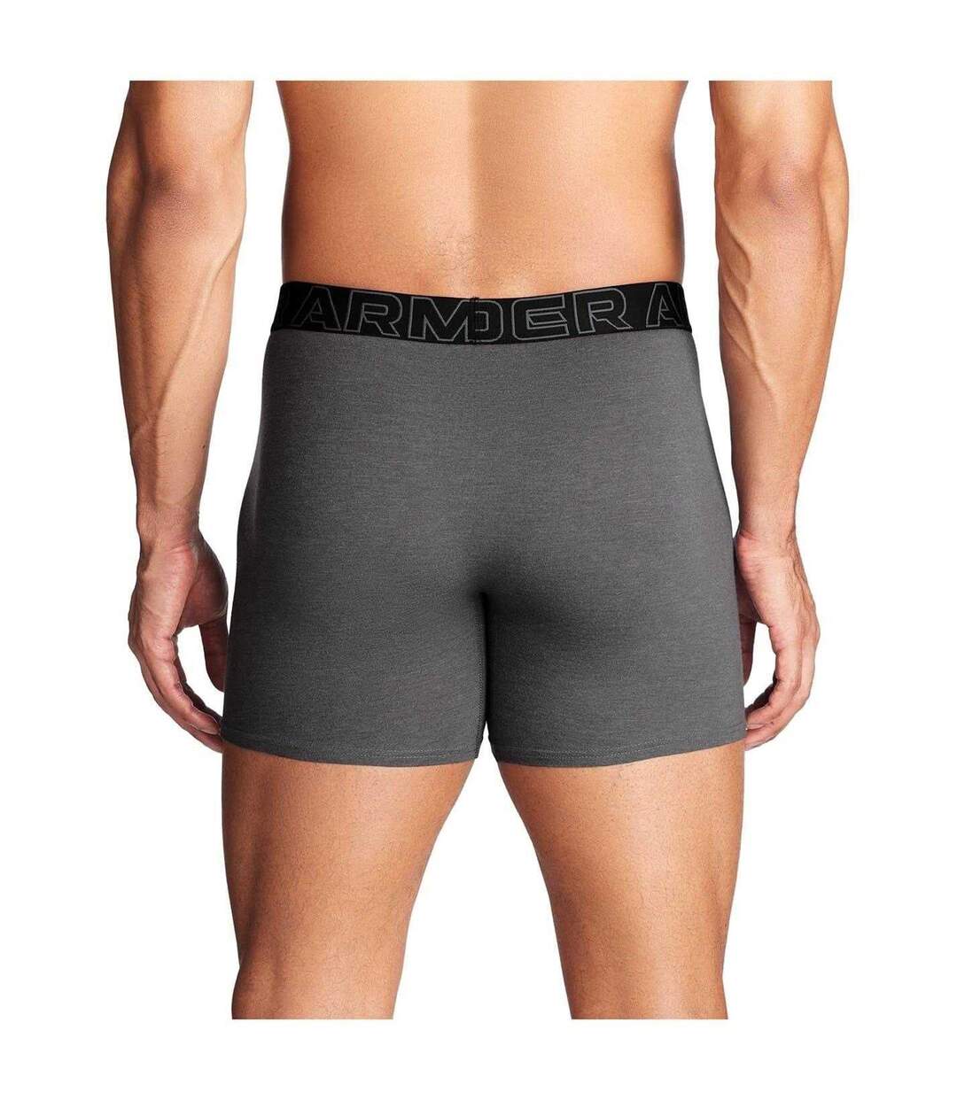 Lot De 3  Boxers Performance Homme Noir Rouge Gris Under Armour-3