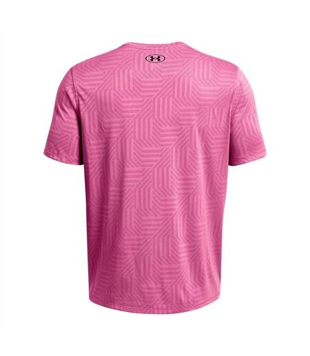 Mens Geotessa T-shirt Pink Under Armour