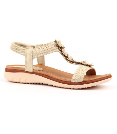 Sandales Clementine Femme Beige Lunar