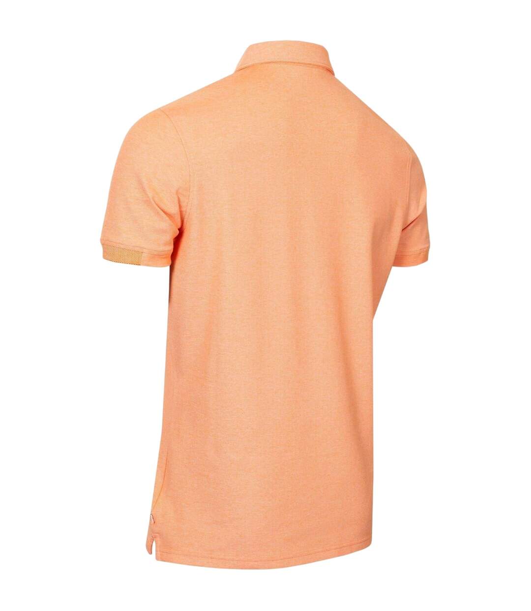 Mens Patch Regular Polo Shirt Orange Calvin Klein-2