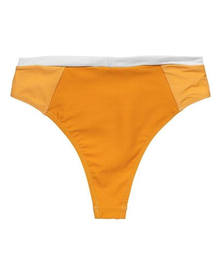 Womens/ladies High Waist Bikini Bottoms Yellow Panos Emporio