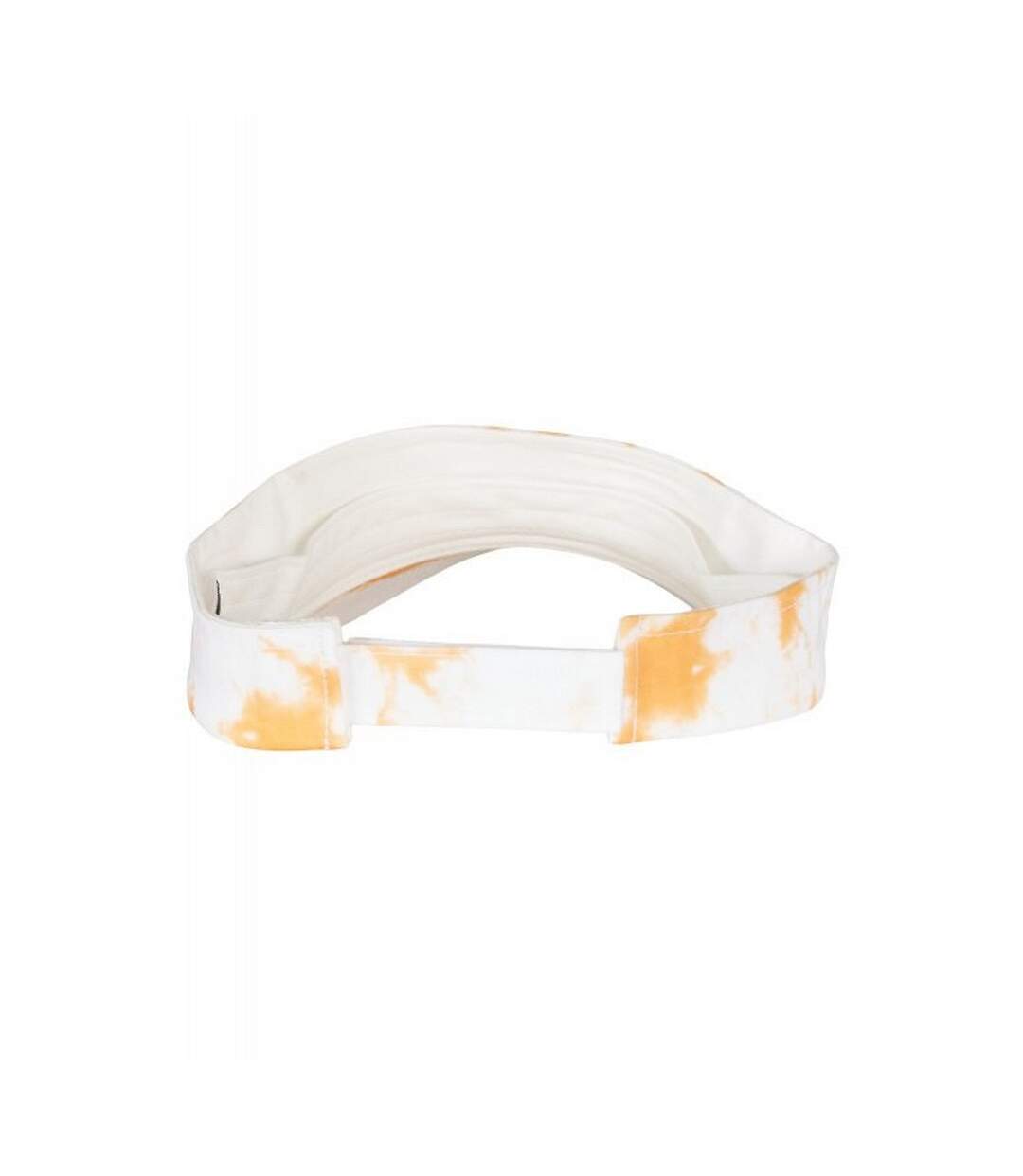 Unisex adult flexfit batik dye visor cap orange/white Yupoong-2