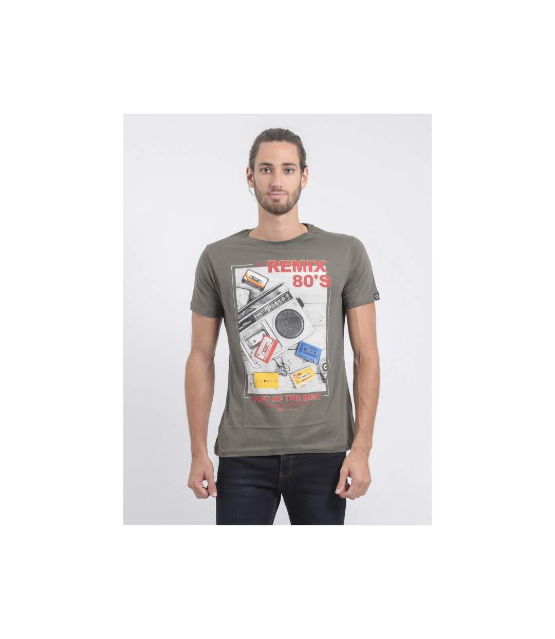 T-shirt col rond pur coton JAMIX-1