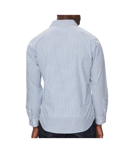 Chemise à rayures bleu homme calvin klein jeans poplin stripe - l