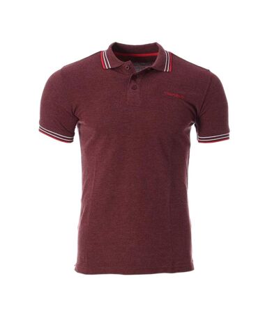 Polo bordeaux homme teddy smith pasian - m