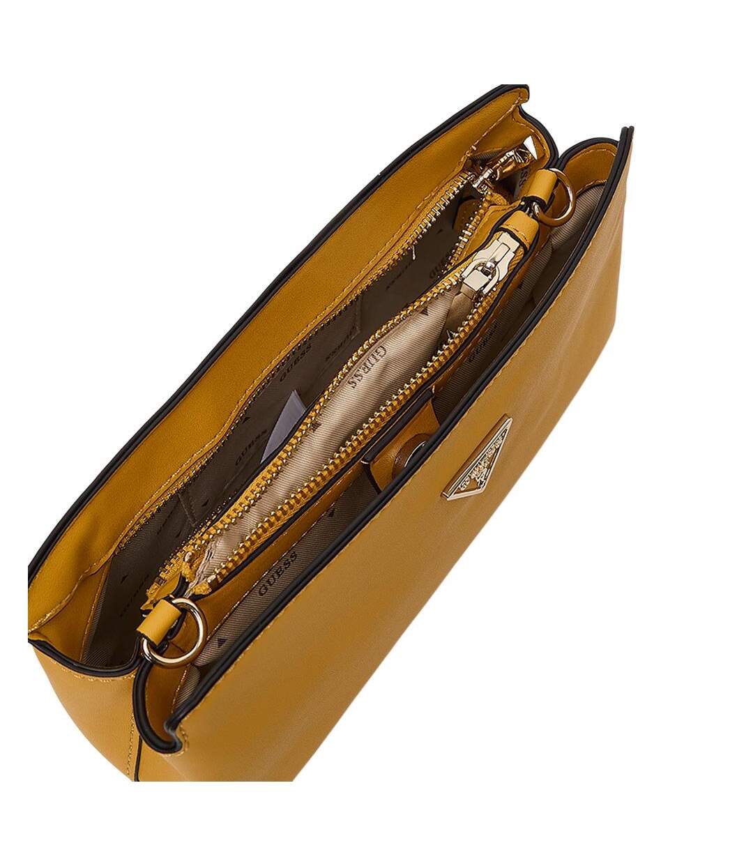 Sac à bandoulière jaune femme guess talent-2