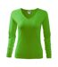 T-shirt Manches Longues Elegance Femme Vert Malfini-1