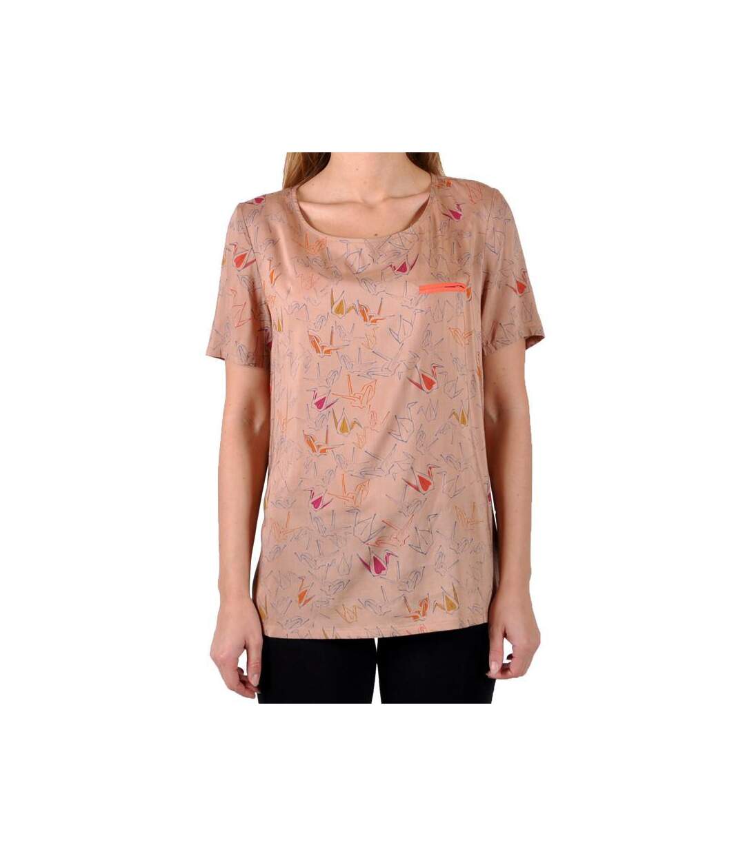 T-Shirt Good Look Marron-1