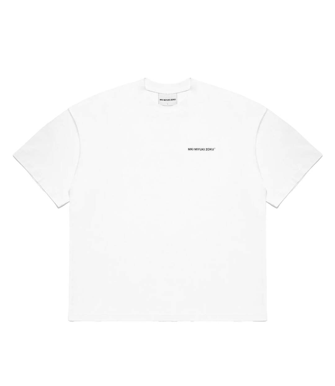 T-shirt Motif/style Uniforme Homme Blanc MKI MIYUKI ZOKU-3