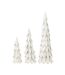 Sapin de Noël en Bois Pieces 120cm Blanc-3