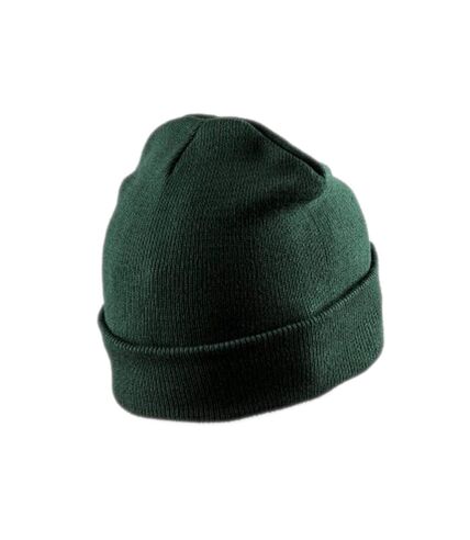 Result Adults Unisex Double Knit Printers Beanie (Bottle Green) - UTPC3760