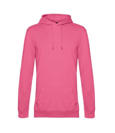 Sweat à capuche homme rose B&C