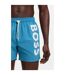 Short De Bain Motif/style Logo Homme Turquoise Vif Turquoise Pâle Boss-4