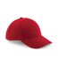 Casquette pro-style rouge classique Beechfield-1