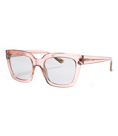 Women's polarized acetate sunglasses with butterfly wings shape SE6274S Skechers