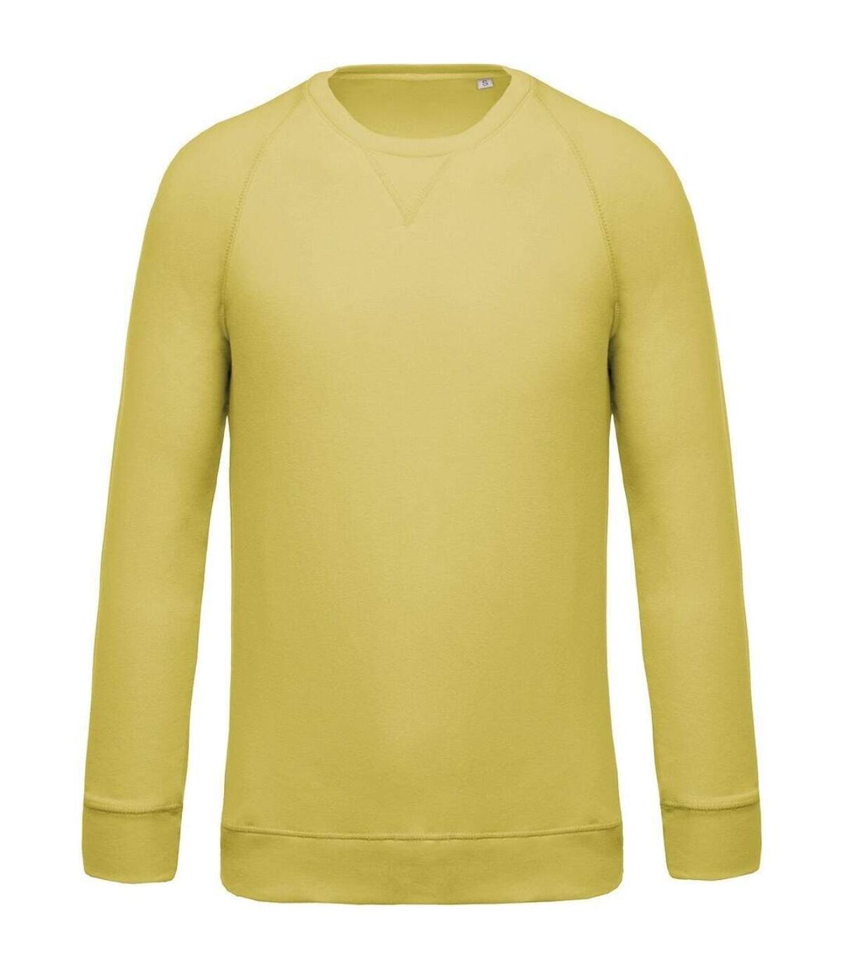 Sweat shirt coton bio - Homme - K480 - jaune