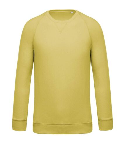 Sweat shirt coton bio - Homme - K480 - jaune