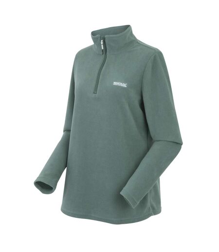 Great Outdoors Womens/ladies Sweetheart 1/4 Zip Fleece Top Spruce Green Regatta