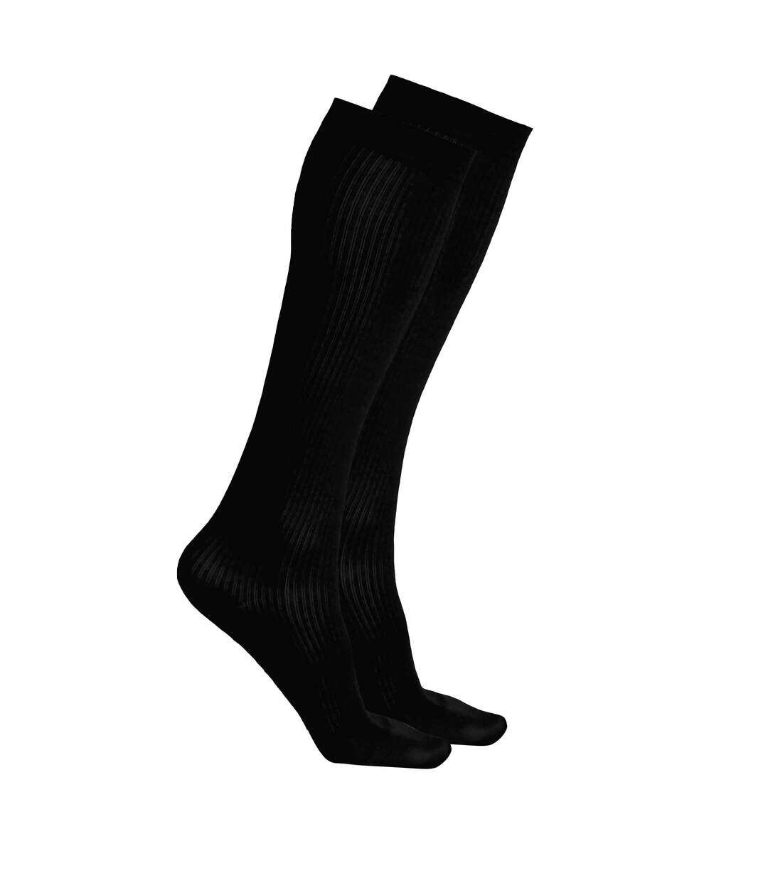 Womens/ladies health compression sock 1 pair black Silky