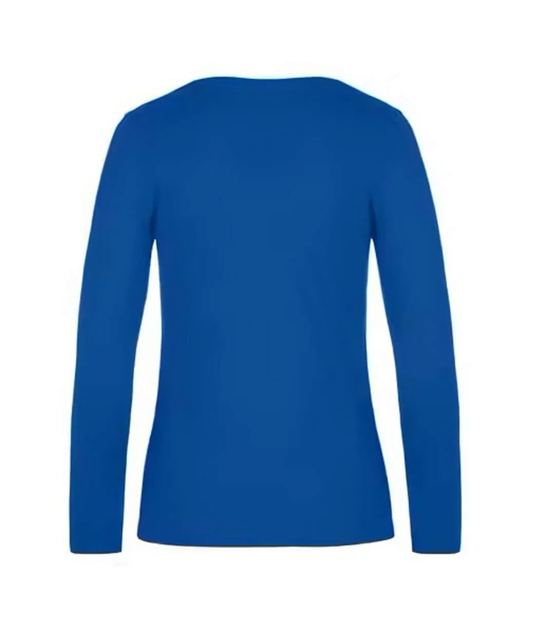 Womens/ladies #e190 Long-sleeved T-shirt Royal Blue B&C-2