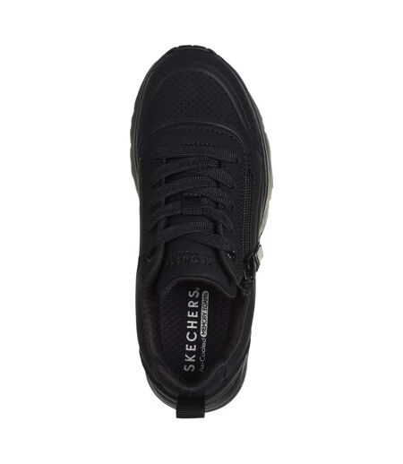 Baskets uno lite fille noir Skechers