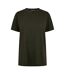 Womens/ladies Diamante T-shirt Khaki Green Biba-2