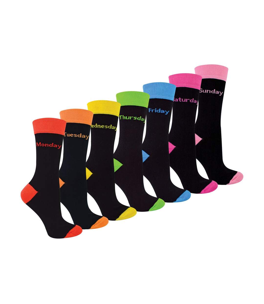 Sock Snob - 7 Paires Femme Chaussettes Semaine Fantaisie Rigolotes-1
