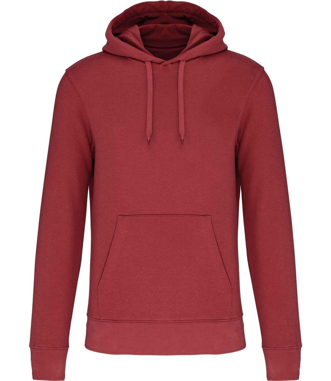 Sweat à capuche écoresponsable - Homme - K4027 - rouge brique terracotta-2