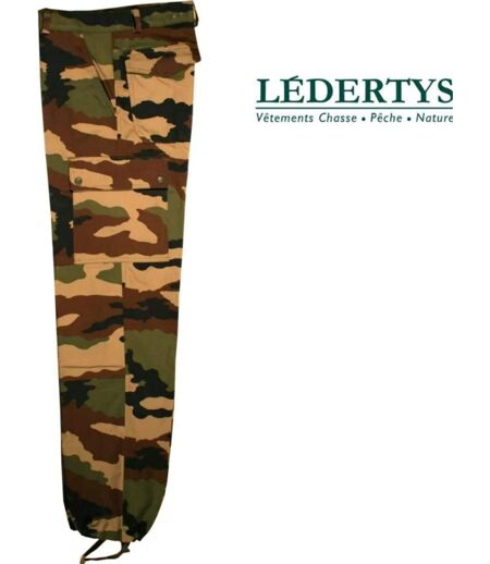 LEDERTYS LY0409 — Pantalon treillis camouflage Centre-Europe : résistance tout-terrain