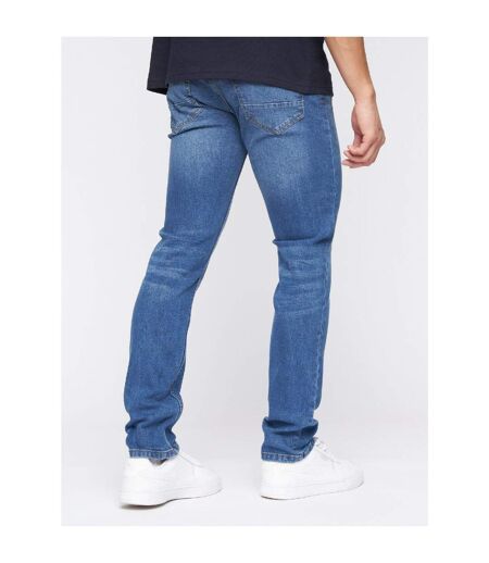 Jean Malcom Homme Gris Clair Crosshatch