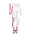 Pantalon Blanc/Rouge Femme Teddy Smith Pianca Ankle - 26