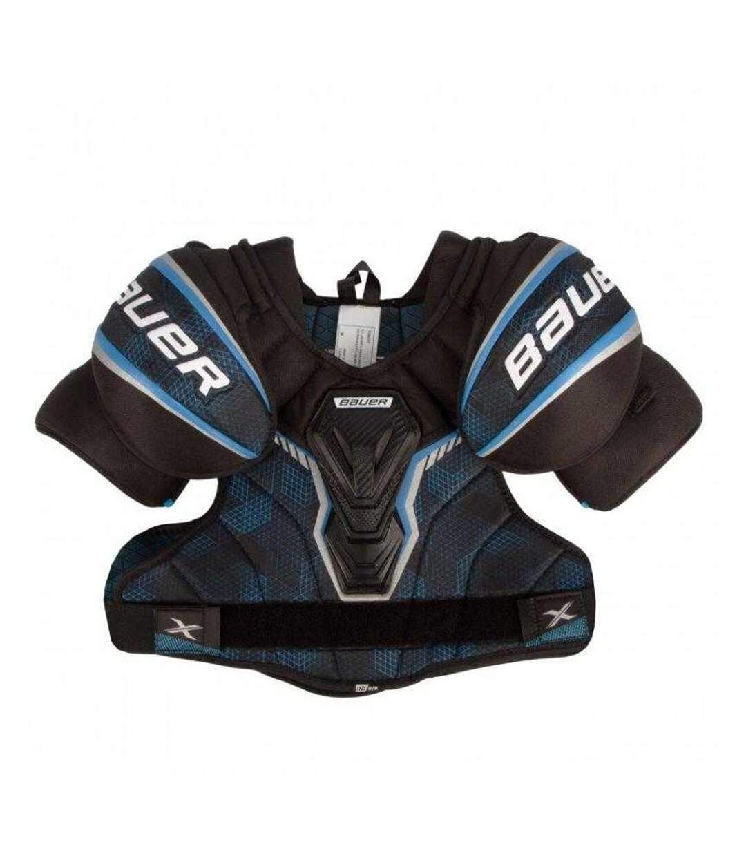 Épaulières De Hockey Sur Glace Intermediate Homme M Noir Bleu Bauer-2
