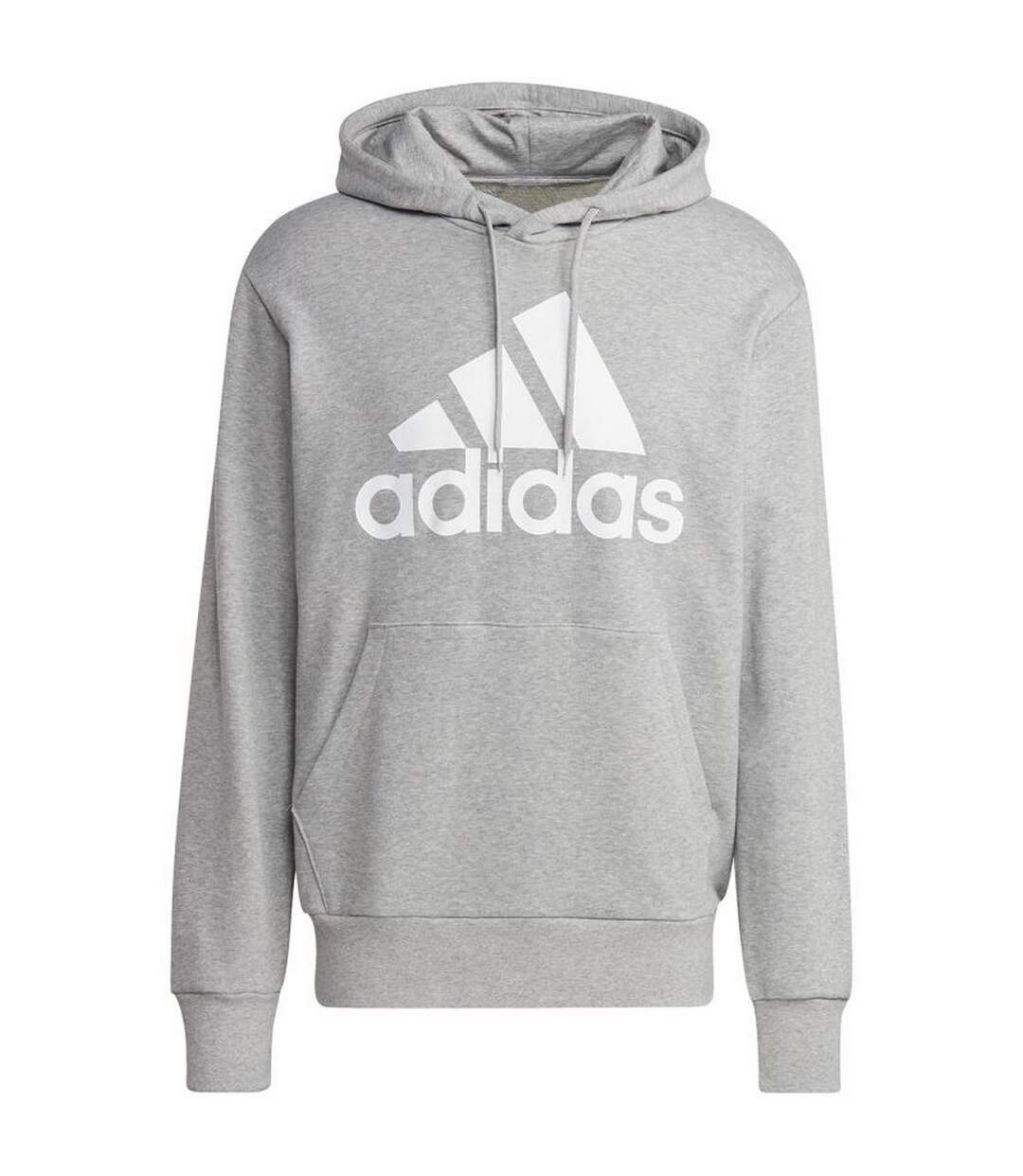 Sweat À Capuche Essentials Homme Gris Adidas-2