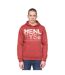 Sweat à capuche classhen homme rouge foncé Henleys