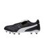 Chaussures de foot pour terrain ferme king top homme noir / blanc Puma