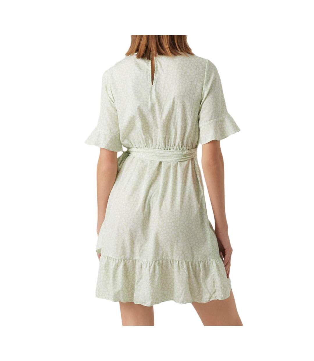 Robe verte femme vero moda henna-2