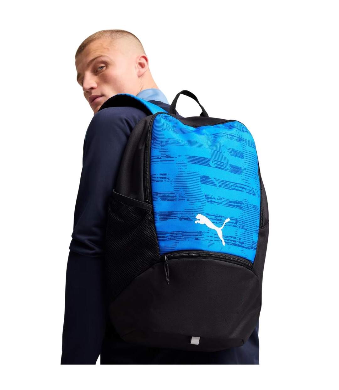 Sac À Dos Individual Rise Taille Unique Noir Bleu Puma-3