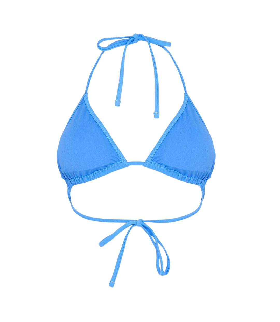 Womens/ladies Triangle Bikini Top Marina Blue Jack Wills-4