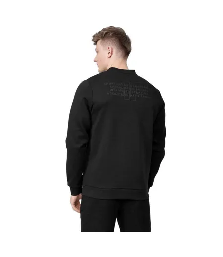 Sweat Motif/style Uni Homme Noir 4F