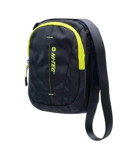 Sac À Bandoulière Saquet Adulte Taille Unique Noir Vert Néon Hi-Tec