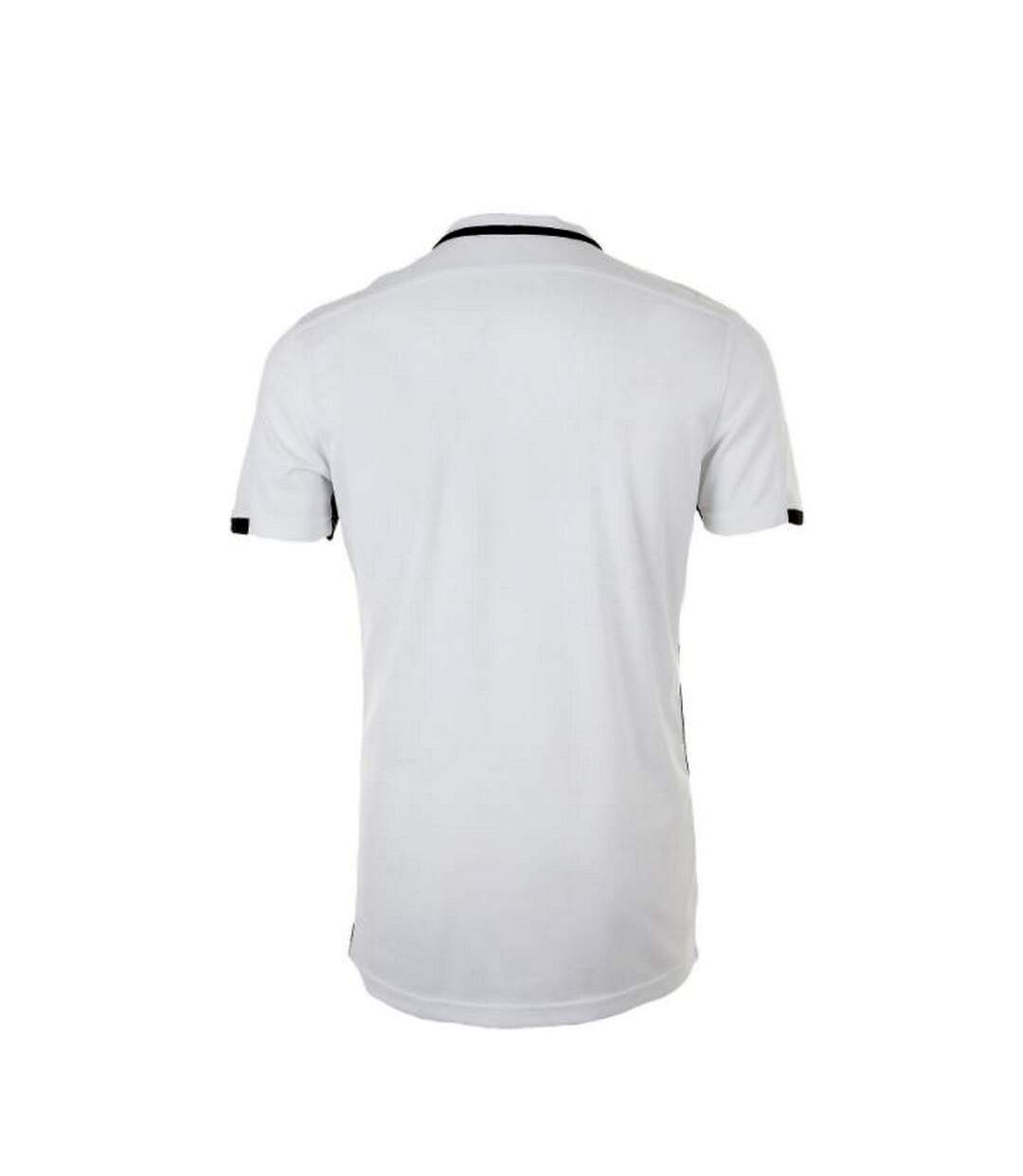 Mens classico contrast short sleeve soccer t-shirt white/black SOLS