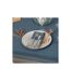 Lot de 2 Serviettes de Table Dolly 40cm Bleu Canard