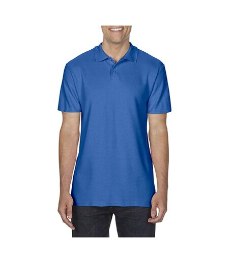 Gildan Softstyle Mens Short Sleeve Double Pique Polo Shirt (Royal) - UTBC3718