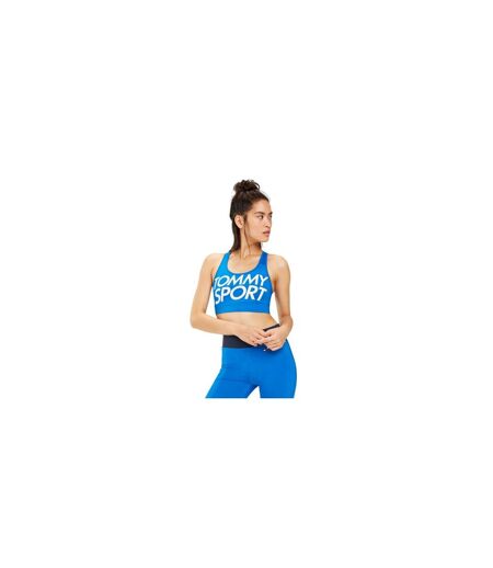 Brassière De Sport Femme Bleu Blanc Tommy Hilfiger
