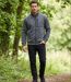 CHALLENGER CAPITAINE3 — Veste sweat zippée gris foncé : le confort pratique au quotidien-4