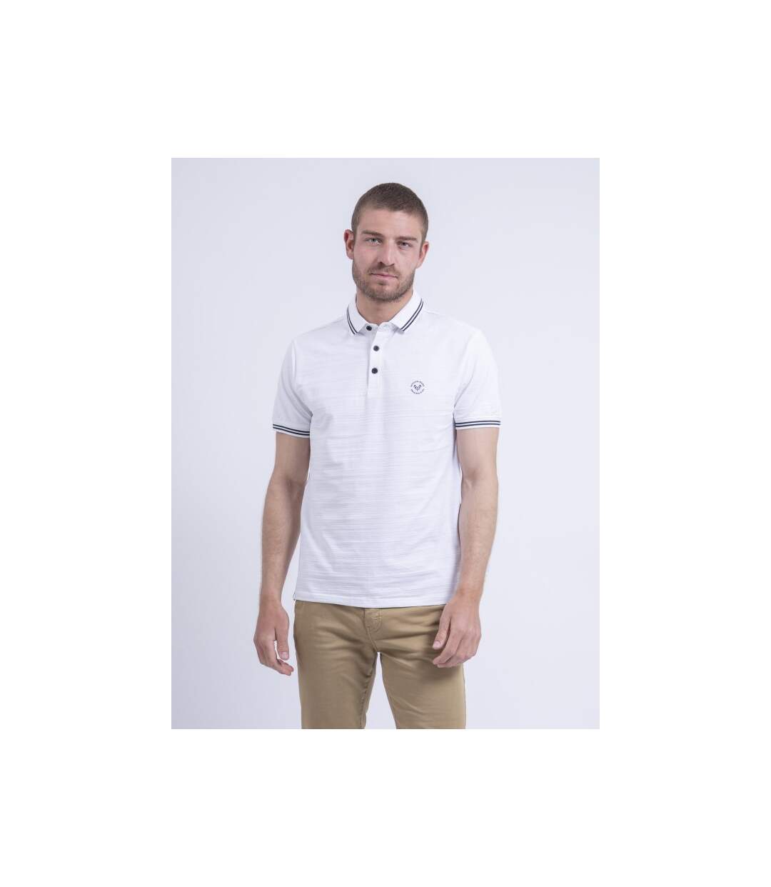 Polo manches courtes pur coton PILIAS-1