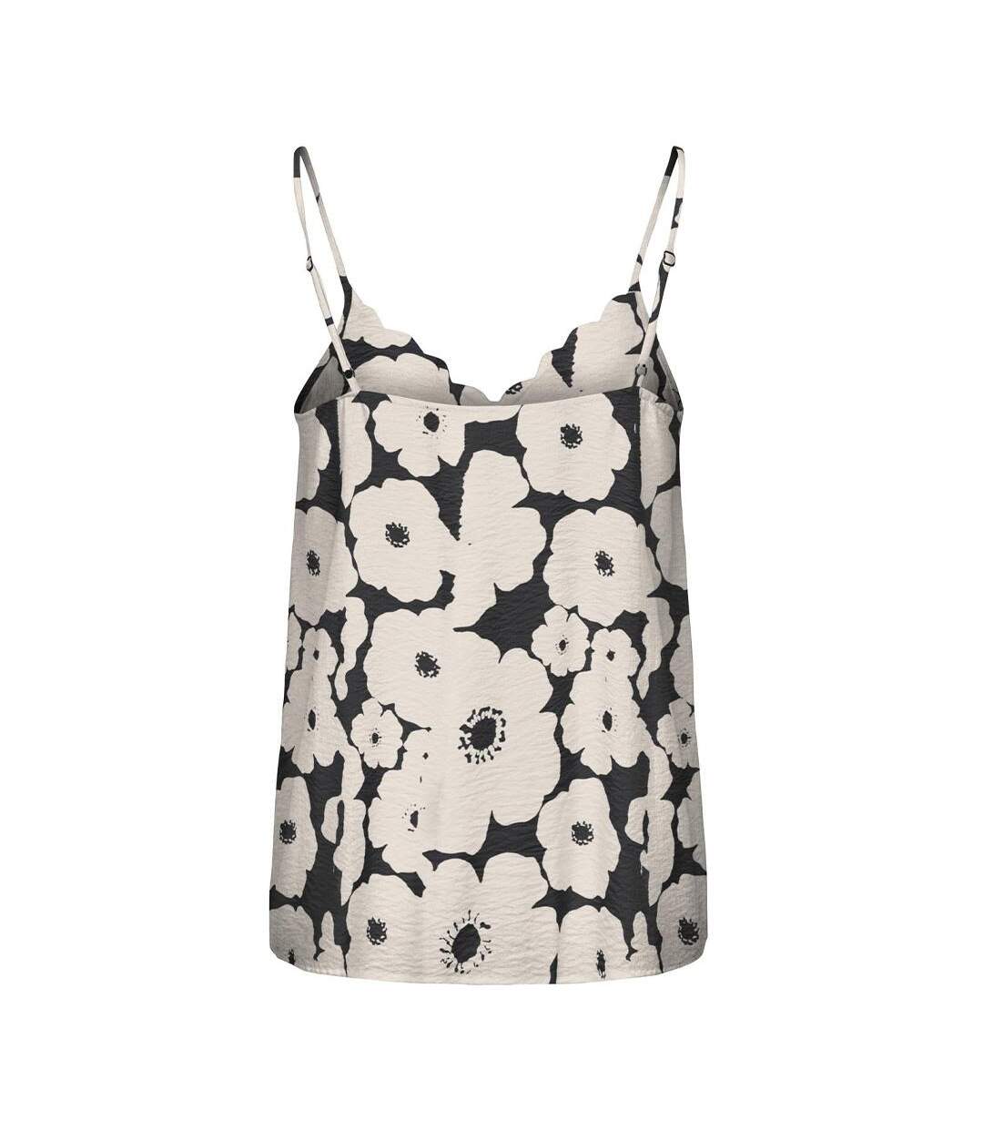 Top beige/noir femme jdy troya-2