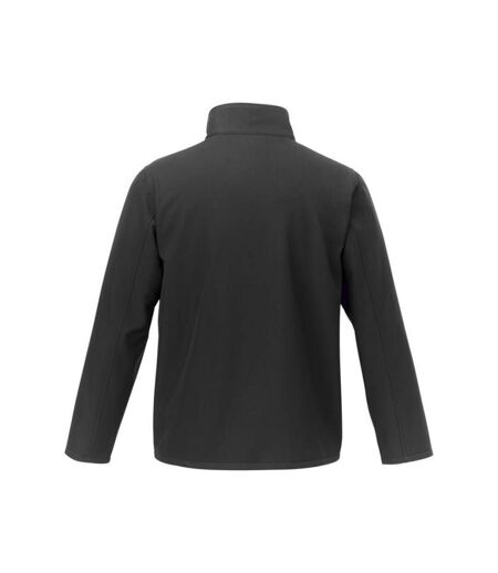 Orion mens softshell jacket solid black Elevate